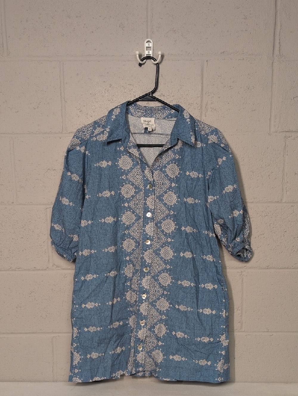 Hope for Flowers Tracy Reese Mini Shirt Dress XS Sustainable Chic - Picture 4 of 10